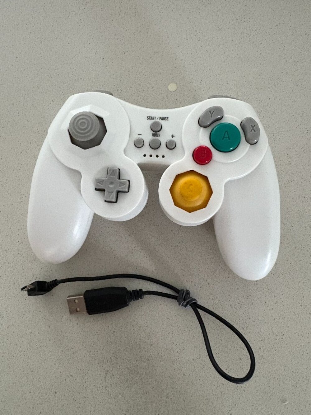 GAMECUBE STYLE PC CONTROLLER WITH USB CORD